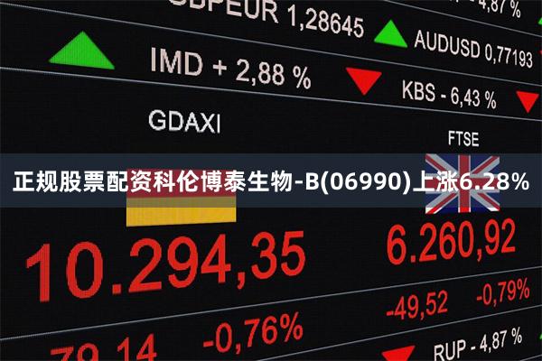 正规股票配资科伦博泰生物-B(06990)上涨6.28%